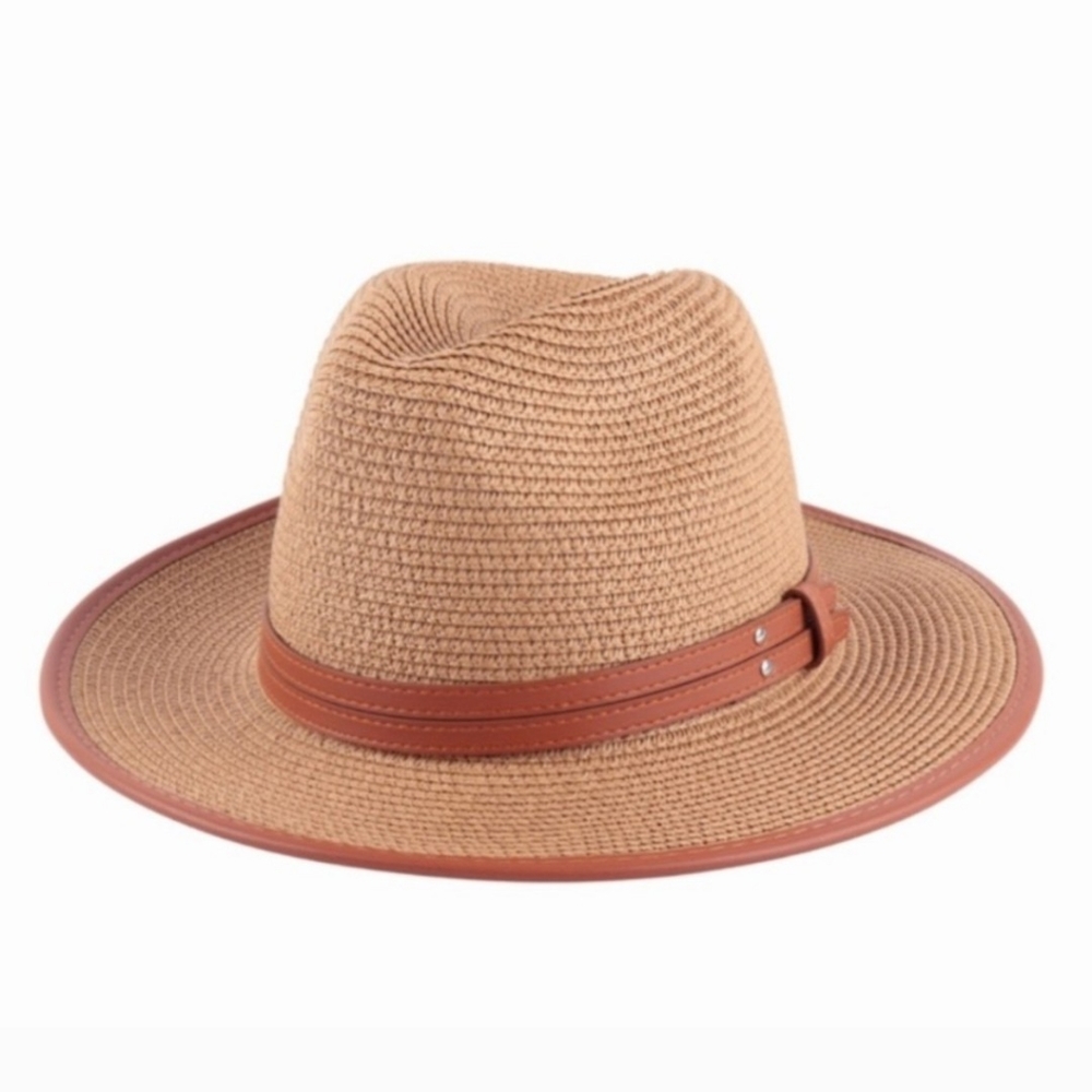 🔴SOLD🔴PANAMA BRIM HAT -NEW - Picture 2 of 4